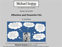 Tablet Screenshot of michaelseaton.net